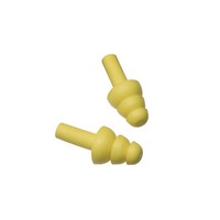 3M 340-4003 Multiple Use E-A-R UltraFit Triple Flange Foam Uncorded Earplugs: Box of 100 Pair